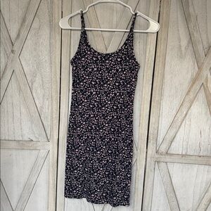 Old Navy Blue and Pink Floral Dress